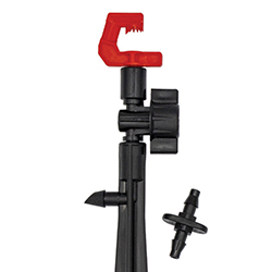 Picture of 7" BLACK MICRO BARB STAKE W/VALVE-3/3 Pack
